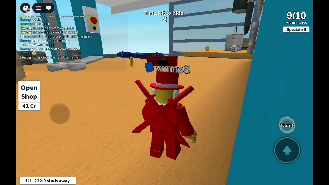 Gioco a Hide and seeck con mia sorella❤️#Roblox #Alby #Hide and seeck