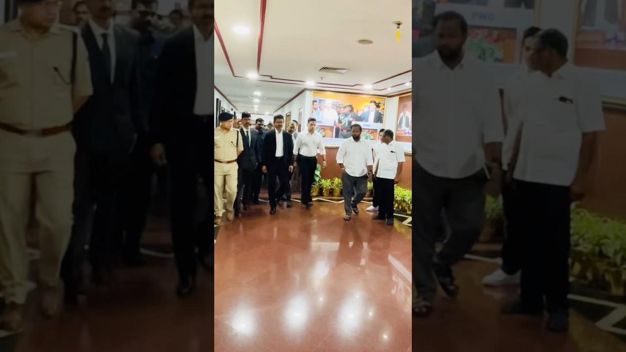 CM Vijay ￼Sir is here in Delhi great to see him💖omg!#cm #thalapathyvijay #tvk #vijay #delhi