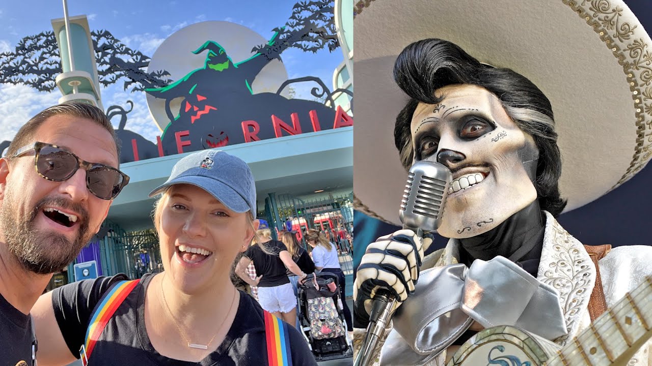 Oogie Boogie Bash Halloween Party At Disney California Adventure! | Rare Characters, Parade & Candy!
