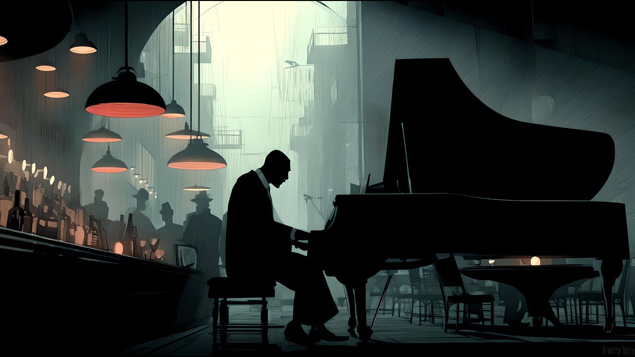 Melancholic Jazz Blues &ndash; Introspective Piano Nights