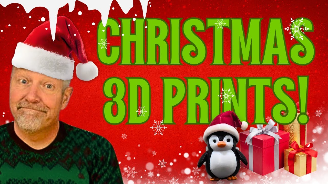 Идеи рождественской 3D-печати, о которых вы даже не подозревали!