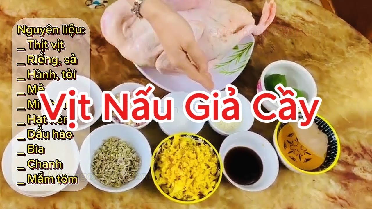 Vịt Nấu Giả Cầy – Thơm Lừng, Đậm Đà, Chuẩn Vị Quê Nhà | Món ngon Việt Nam