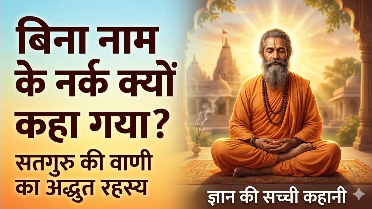 बिना नाम के नर्क क्यों कहा गया? | सतगुरु की वाणी का अद्भुत रहस्य/gyan ki sachchi kahani//