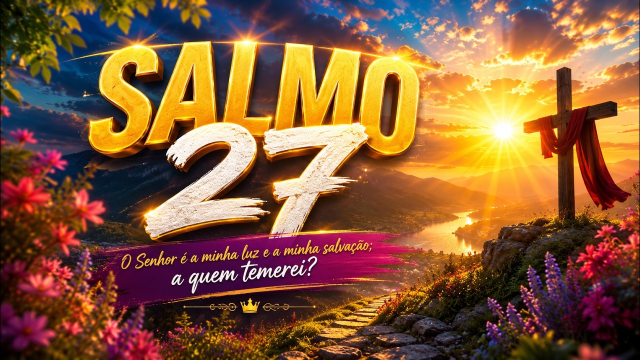 SALMO 27 — O Senhor é Minha Luz e Salvação | Oração Poderosa #salmo27 #oração #Deus