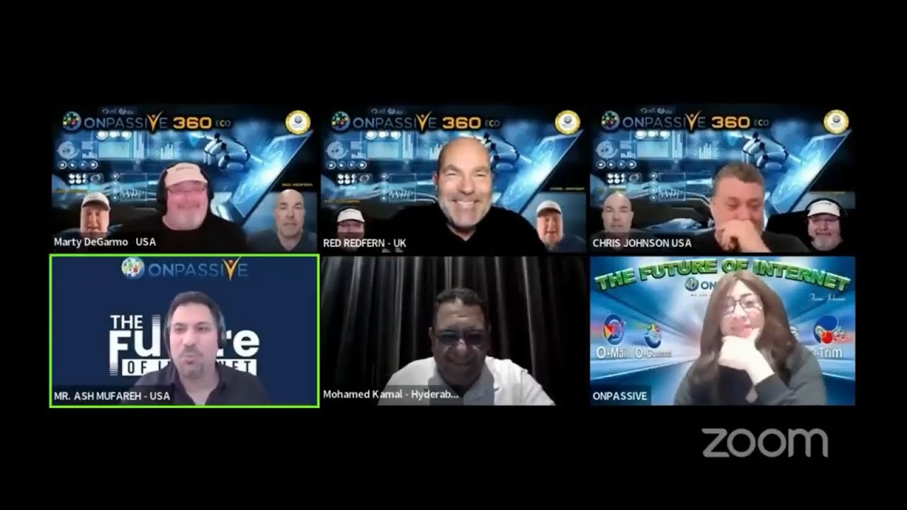 ONPASSIVE 360 - CHRIS JOHNSON, RED REDFERN, MARTY DEGARMO, MR ASH MUFAREH, DR SOHA & MOHAMED KAMAL