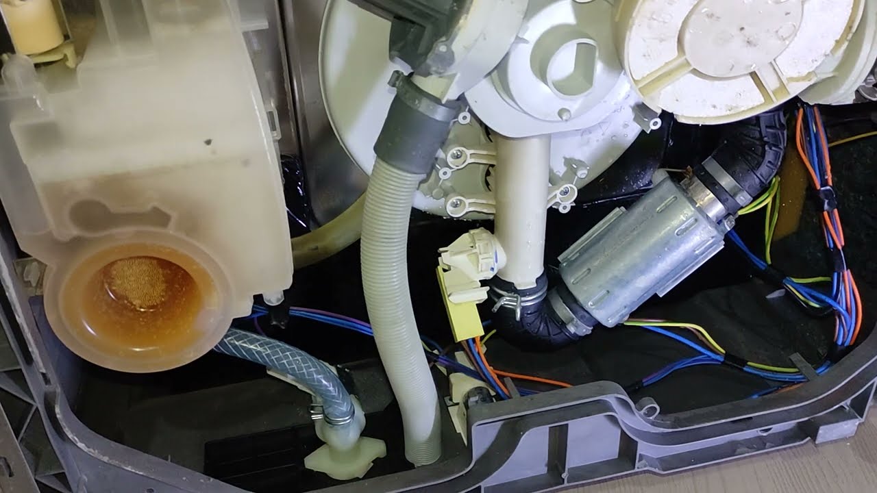Vestel Bulaşık Makinesi Su Akıtma Arızası Makine Kapak Ve Ürün İç Yapısı İncelemesi