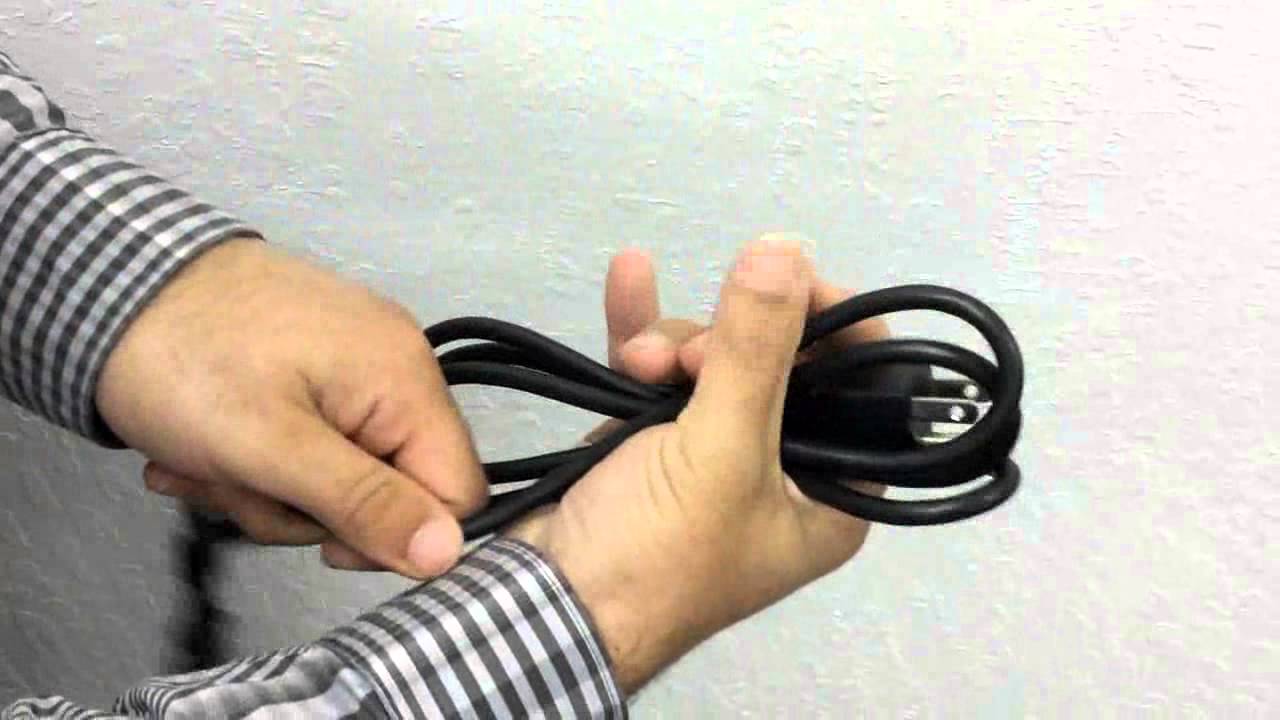 How to wrap a power cord by Quail Electronics, Inc. (QuailTV)
