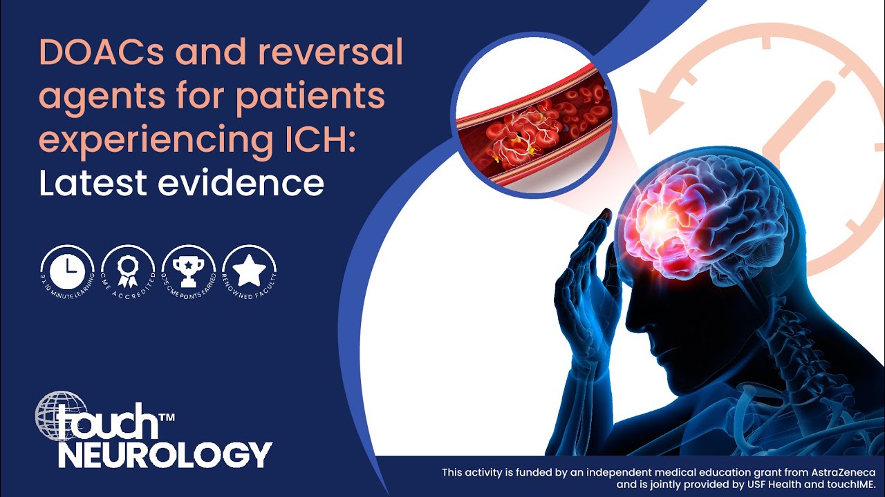 Reversal agents for direct oral anticoagulants for patients experiencing intracerebral haemorrhage