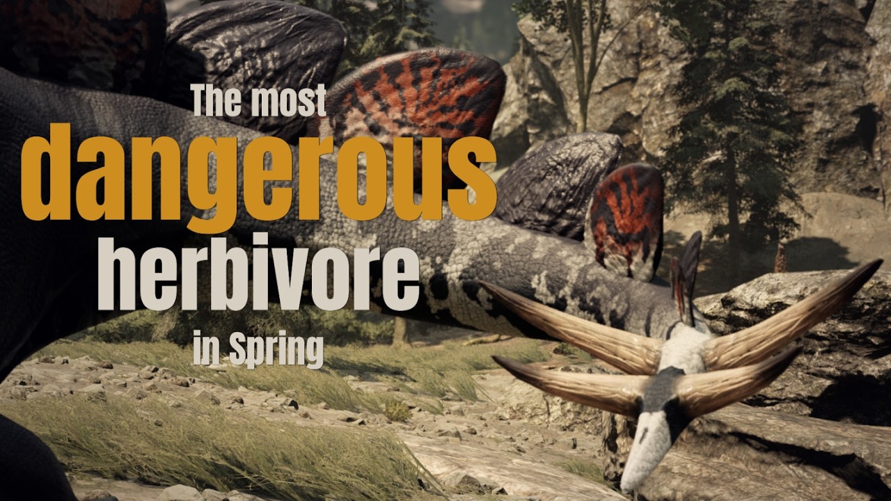 The Most Dangerous Herbivore in Spring - Path of Titans Short Documentary #pathoftitans #paleo