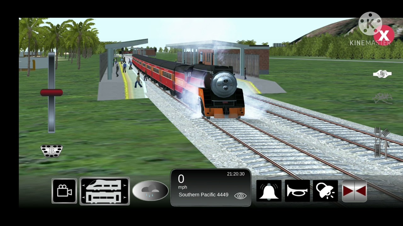 Train Sim gameplay: Southern Pacific 4449 California Coast (Stopping at every station)
