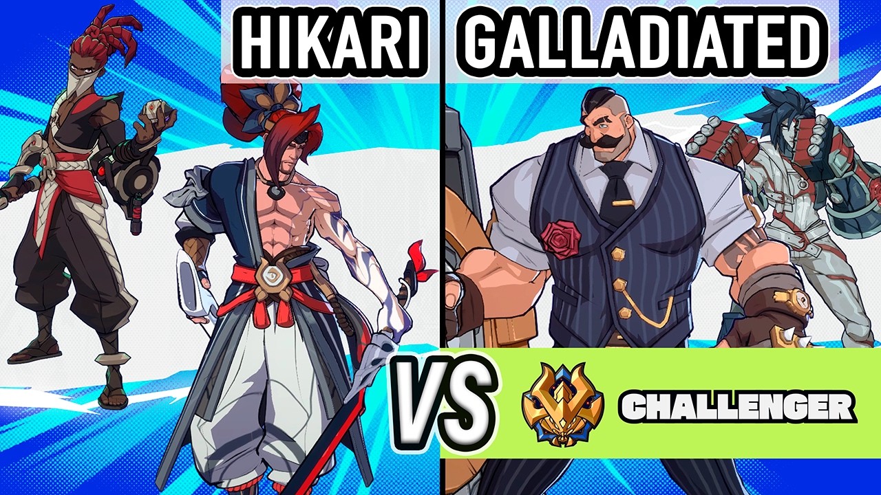 2XKO ▰ Hikari (Yasuo / Ekko) vs Galladiated (Braum / Vi) ▰ High Level Gameplay