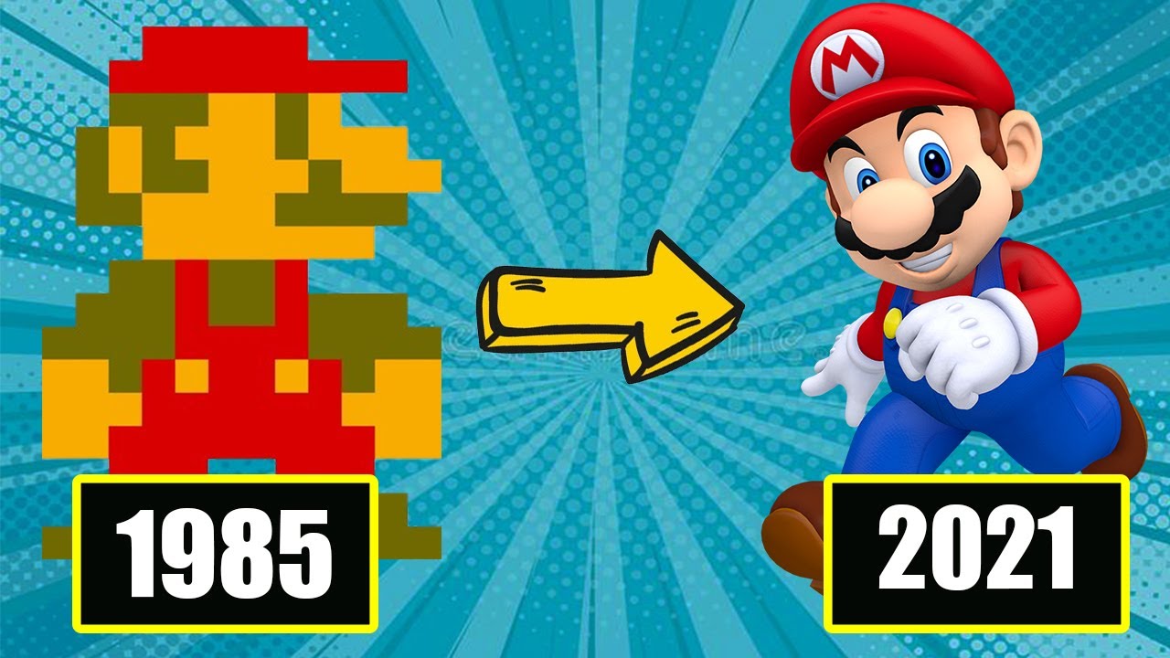 EVOLUTION OF MARIO | How has MARIO changed