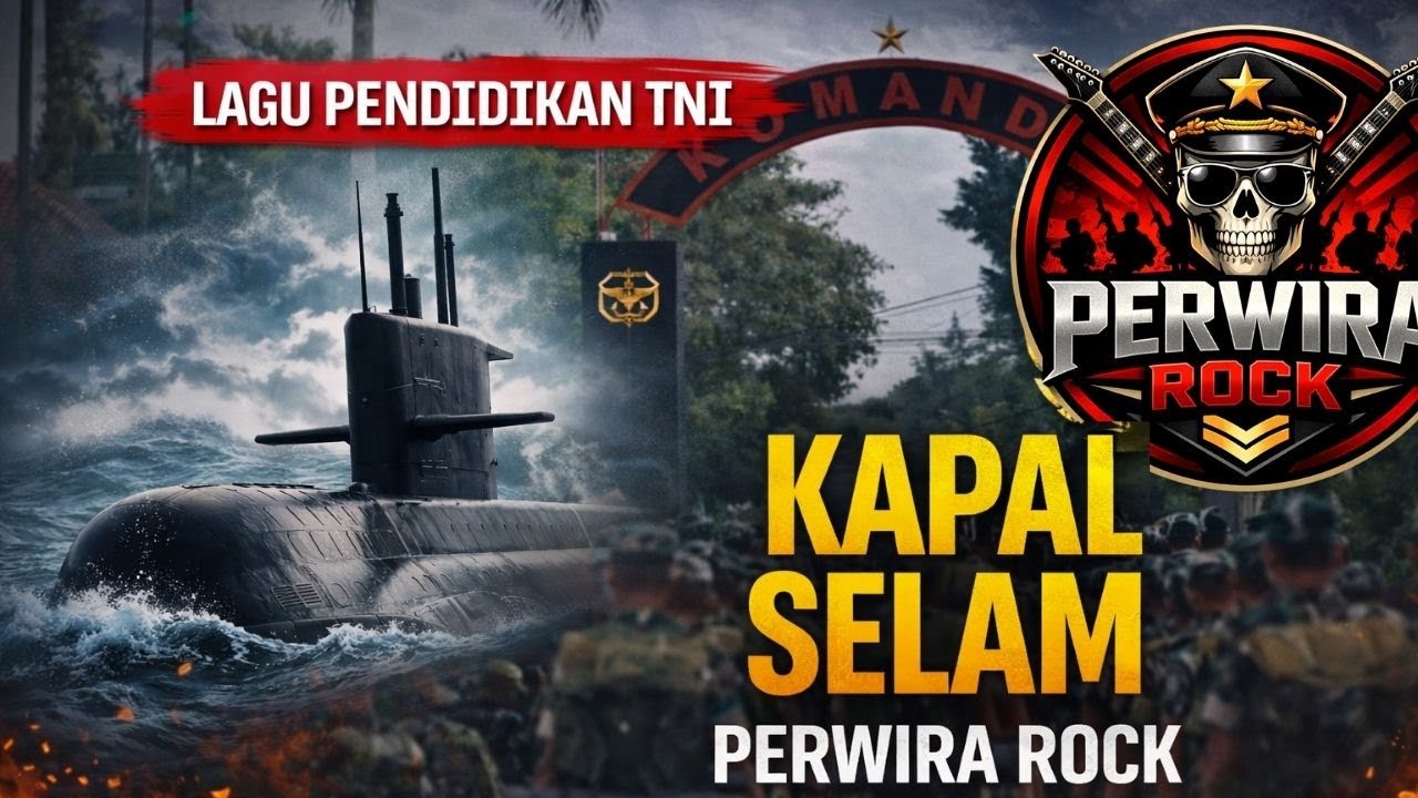 Kapal Selam 🔥 Lagu Pendidikan TNI Versi Rock Paling Semangat | Perwira Rock versi komando