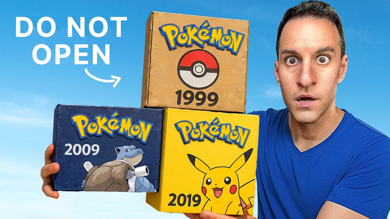 I Opened a Pokemon Card Time Capsule for EVERY Decade