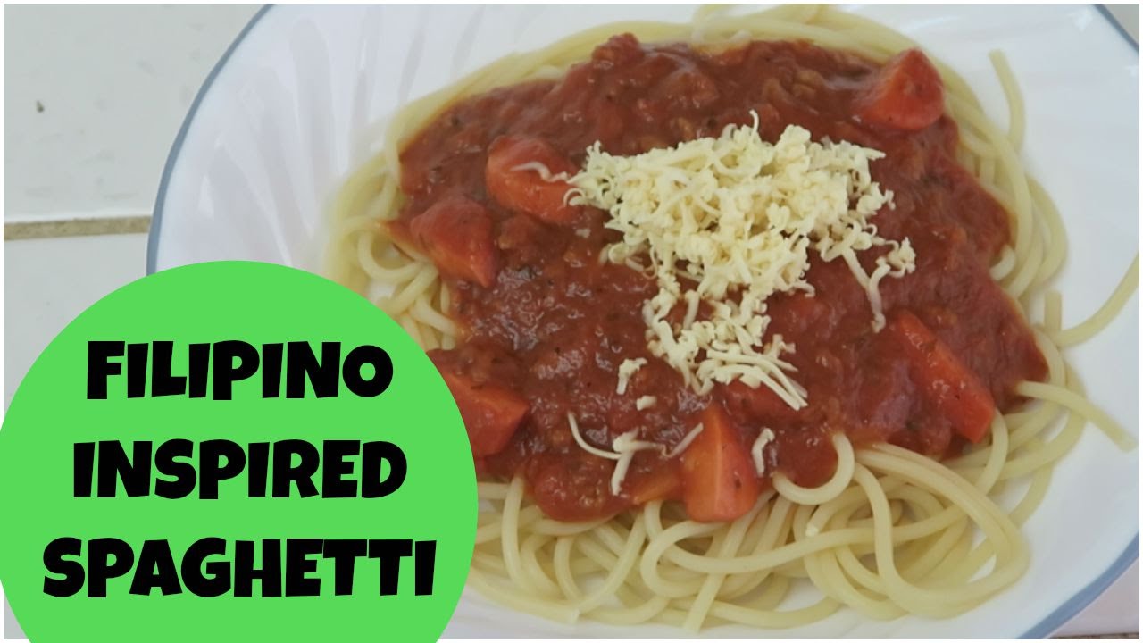 Filipino Inspired Spaghetti | Melbeezee Cooks