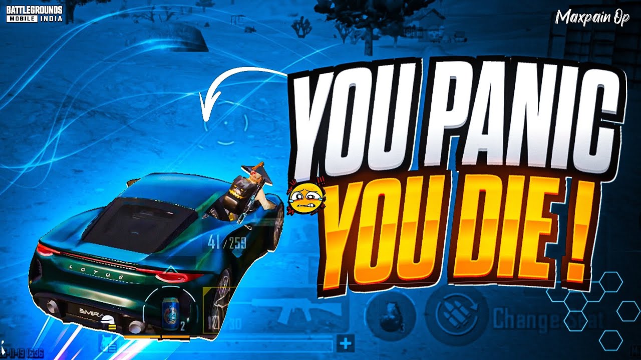 IF YOU PANIC, YOU DIE! [ COMPETITIVE HIGHLIGHTS ] #bgmi 