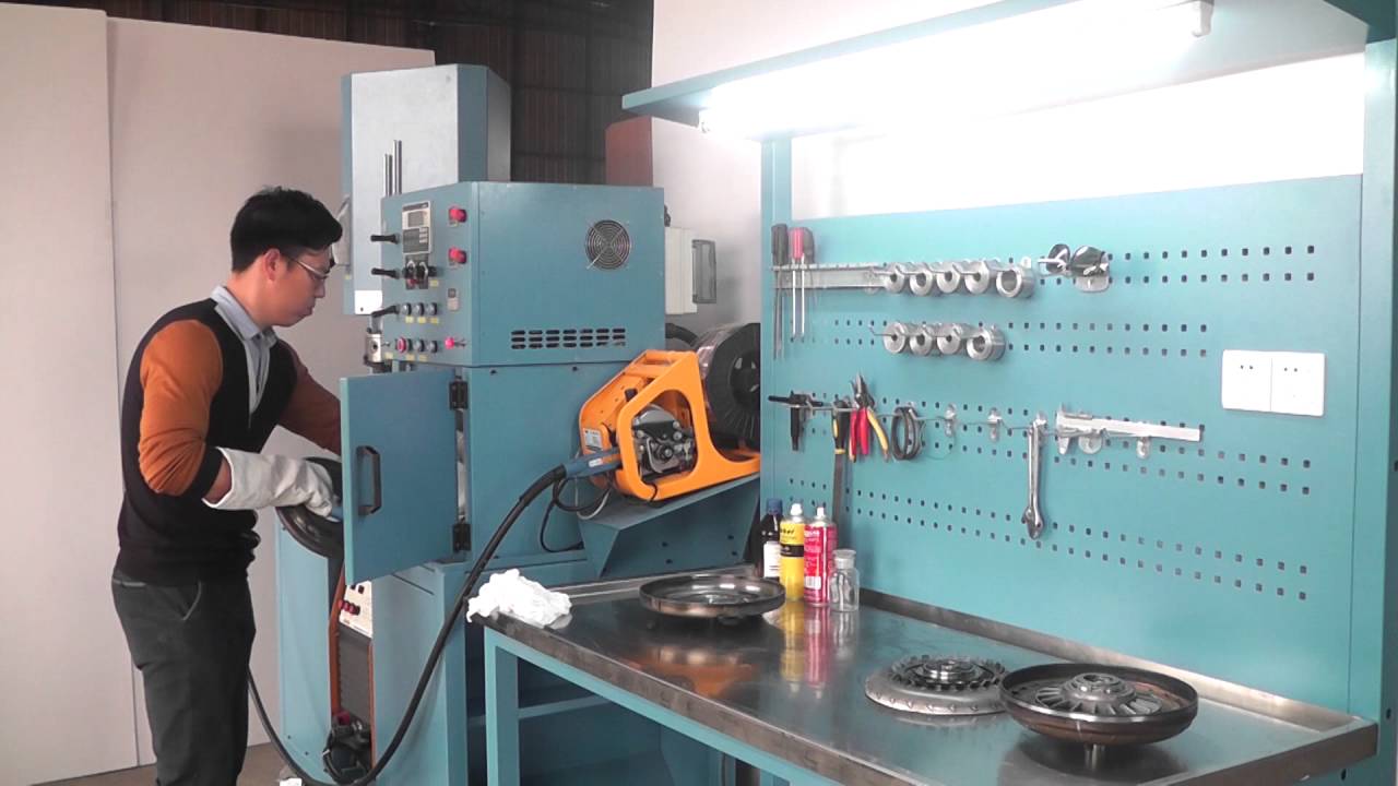 TransMaster Torque Converter Remanufacture Machine变扭器焊接、粘片一体机展示视频