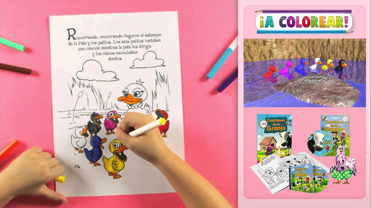 A Colorear los Dibujos de Las Canciones de la Granja 2 - El Reino Infantil