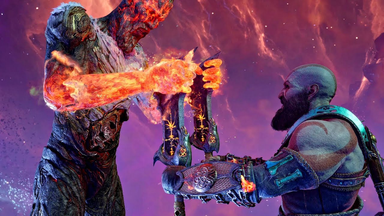 God of War 5 Ragnarok - Kratos Creates Ragnarok Scene PS5 (Destruction of Asgard) 4K 60 FPS