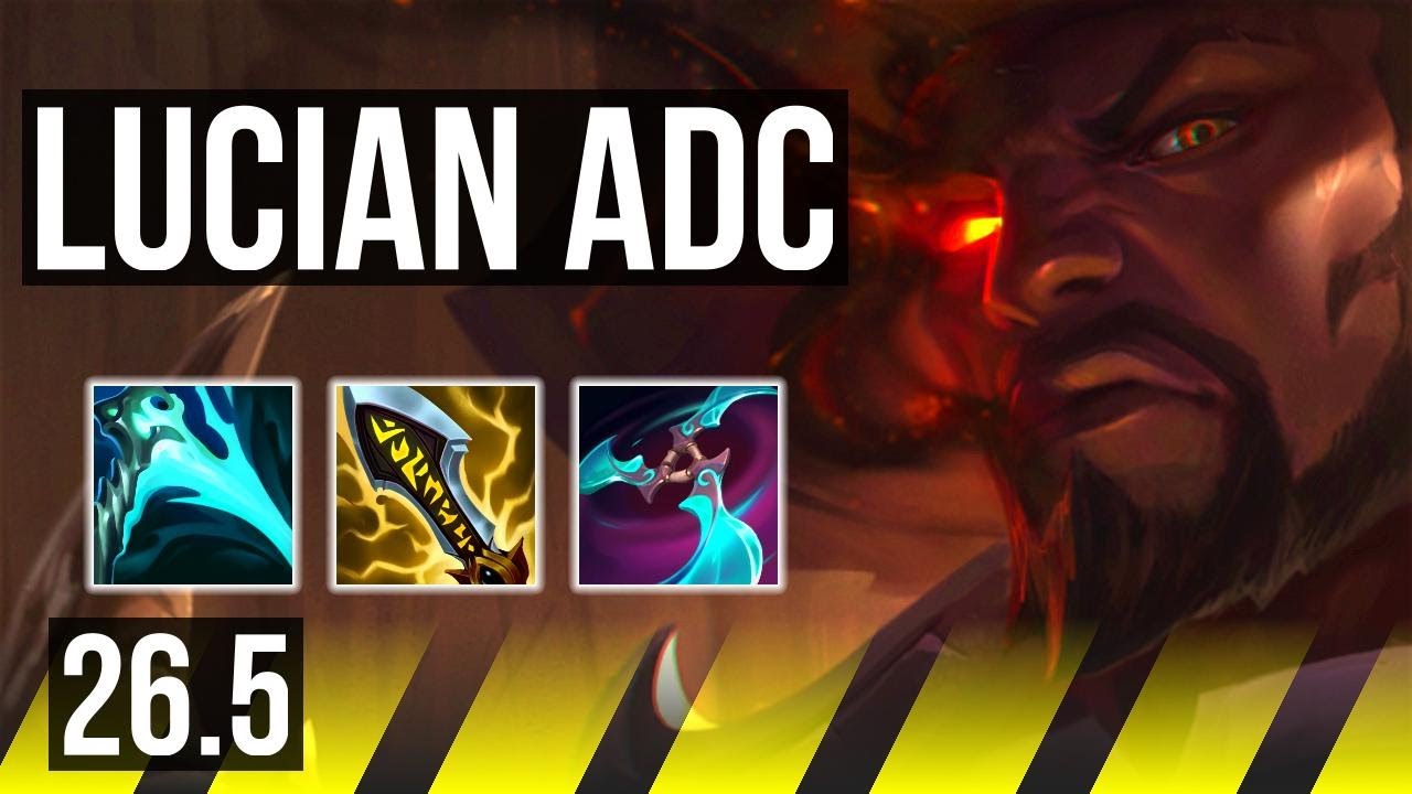 LUCIAN & Taric vs APHELIOS & Lulu (ADC) | 69K damage, 4k gold comeback | KR Master | 26.5