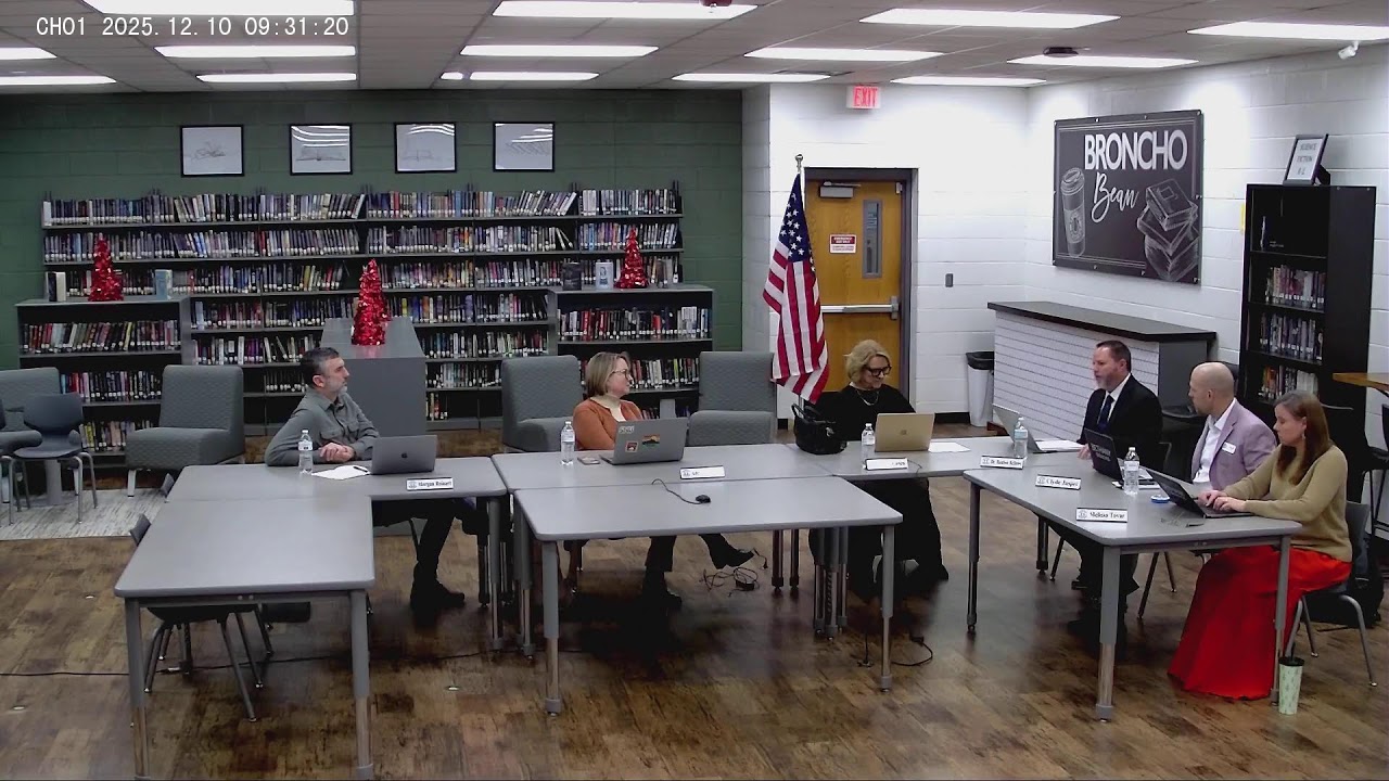 2025 Bethany Public School Board Meeting - 12/9/25