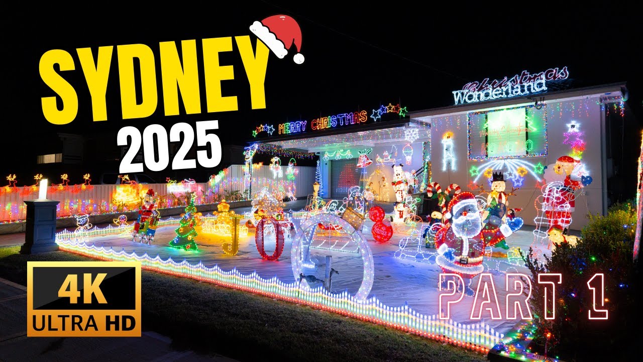 CHRISTMAS LIGHTS SYDNEY 2025: Walking Tour of the Best Decorated Houses Part 1