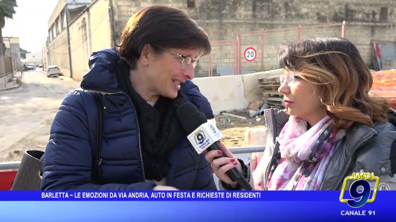 Barletta – Le emozioni da via Andria, auto in festa e richieste di residenti