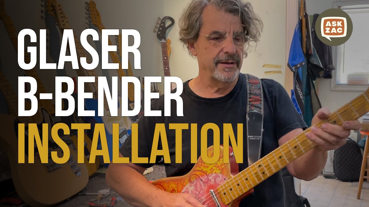 Джо Глейзер устанавливает B-Bender в мой Paisley Tele — Ask Zac 81