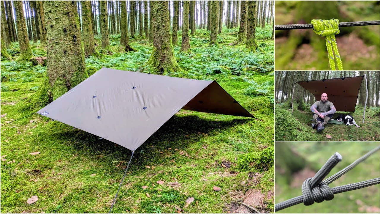 A Simple but Effective Tarp Set Up | One Tarp Two Configurations