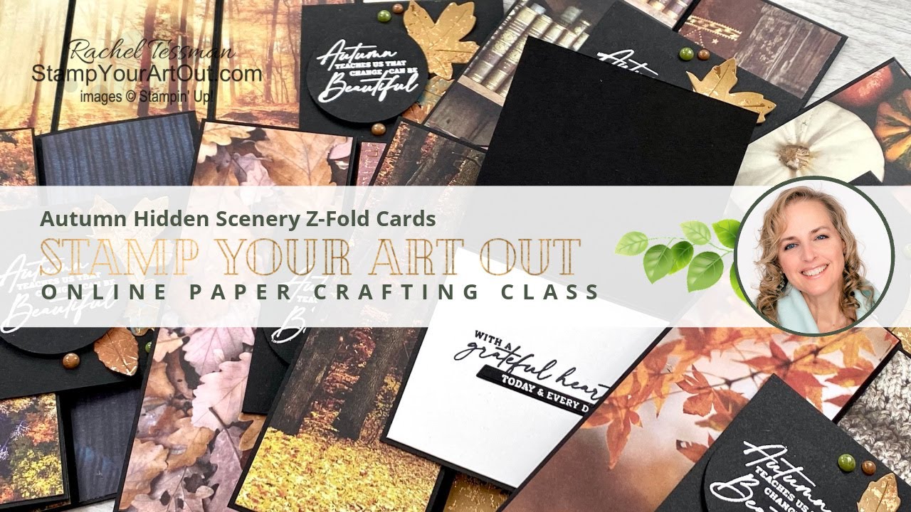 Autumn Hidden Scenery Z-Fold Cards