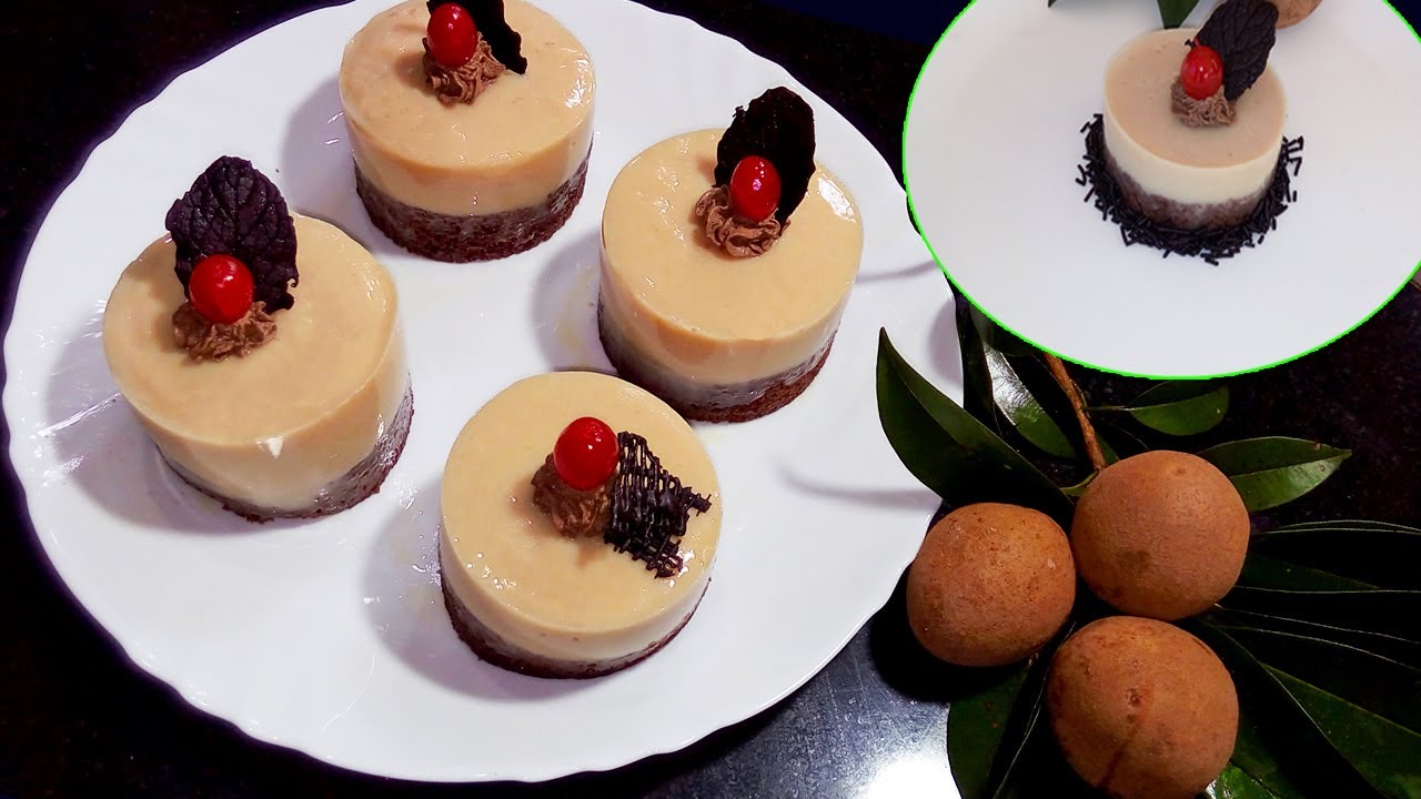 Mini Chocolate Chikoo Cake | Chikoo Pudding Cake | സപ്പോട്ട കേക്ക്