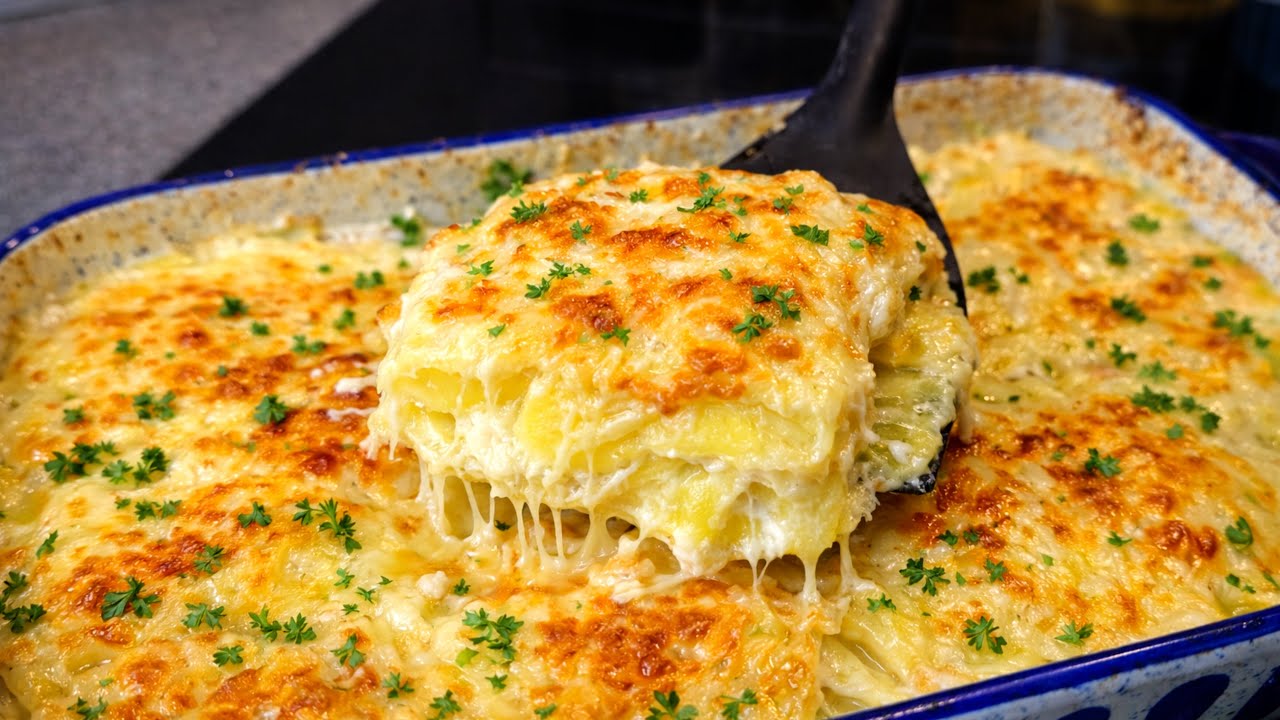 Easier Than Potato Gratin – Creamy Cheesy Potato Bake