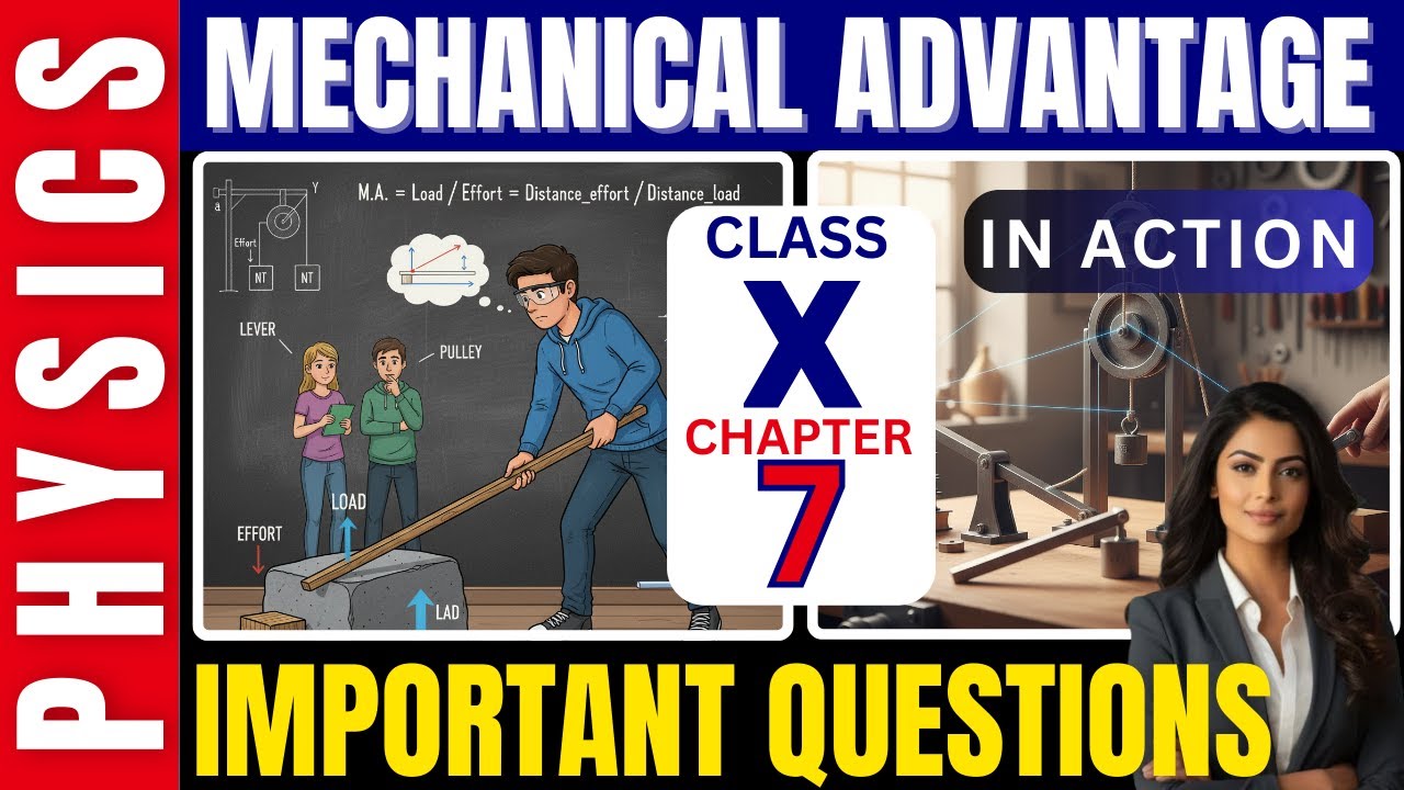 XPH 07 IQ | Important Questions | Kerala SSLC Physics | Chapter 7 Mechanical Advantage in Action