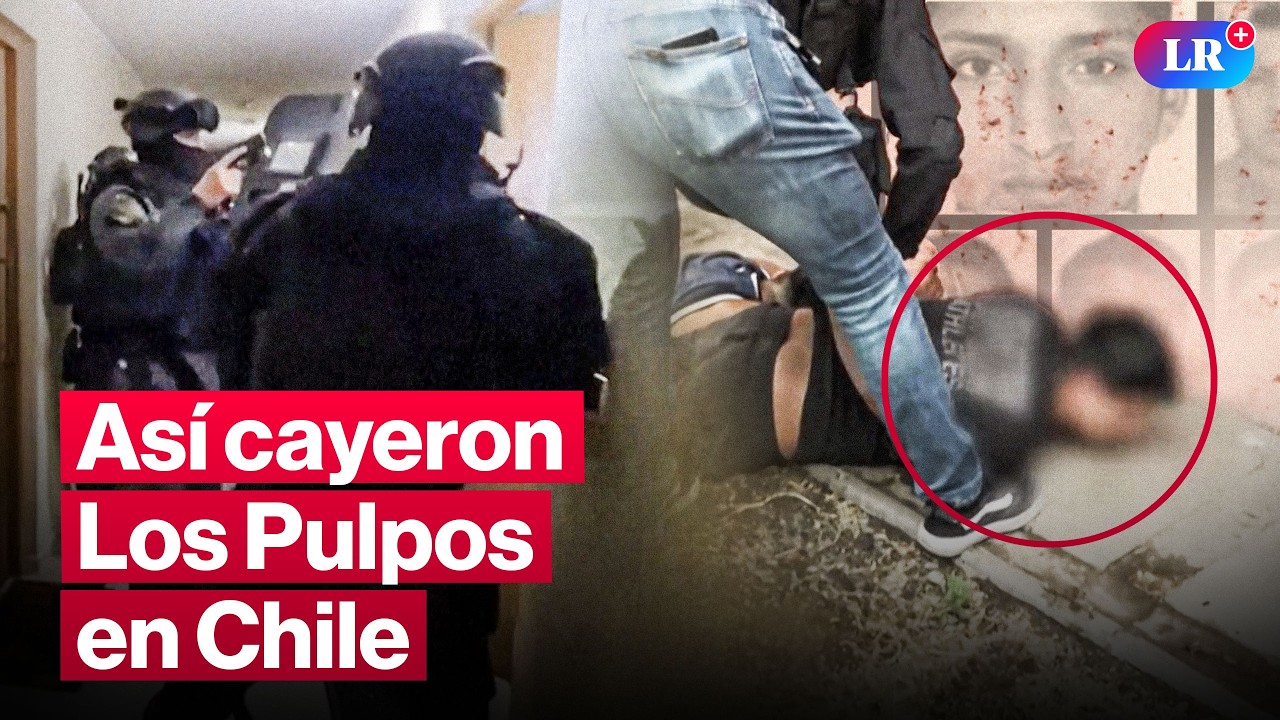 Duro golpe a Los Pulpos: así cayeron 34 miembros en operativo en Chile #LR