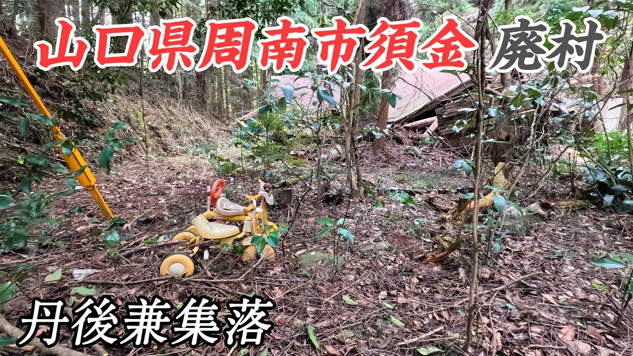 【廃村】山口県周南市 金峰 須金村 - 丹後兼集落