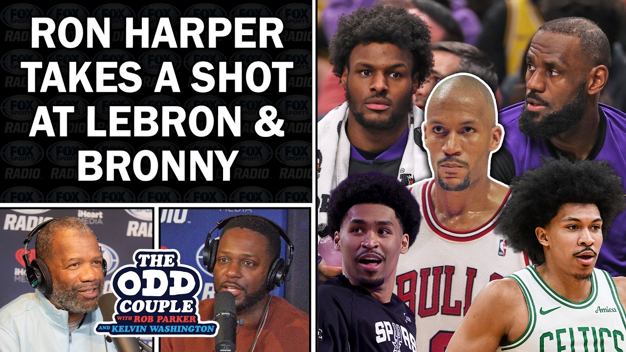 Did Ron Harper Take a Shot at LeBron Over Bronny? | THE ODD COUPLE