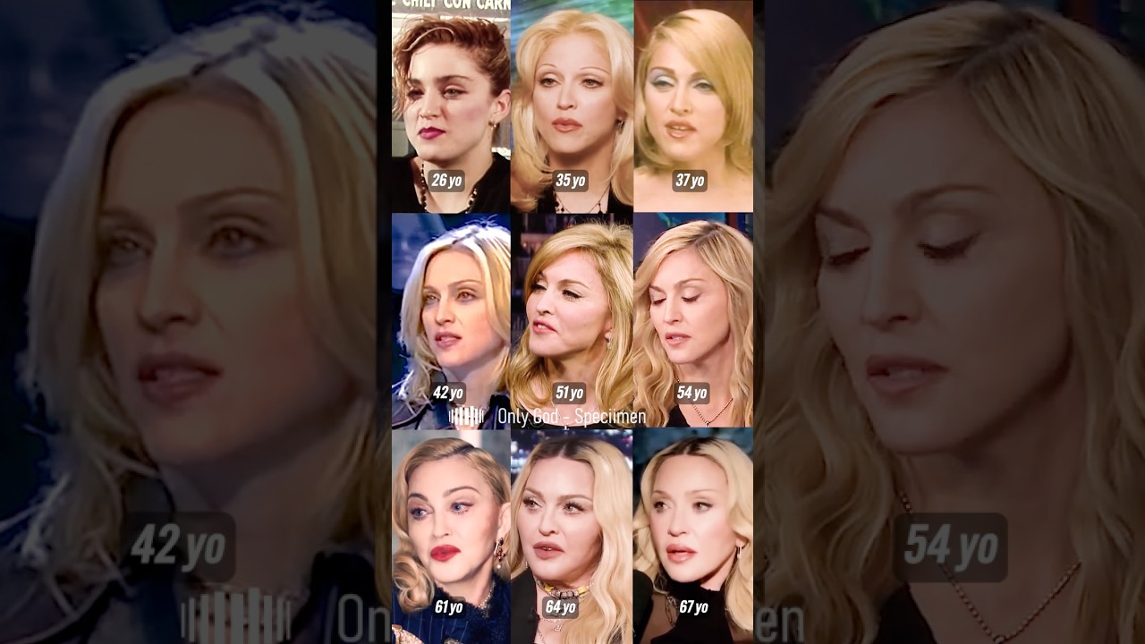 Madonna&rsquo;s evolution from the &rsquo;80s to today &mdash; still iconic👑✨#Madonna #beforeandafter #celebrity