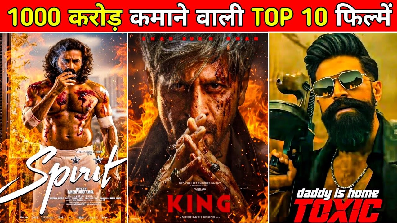 2026 में सिनेमाघर हिलाने आ रही हैं ये TOP 10 फिल्में #1000CroreClub #Prabhas #Yash #Ramayana