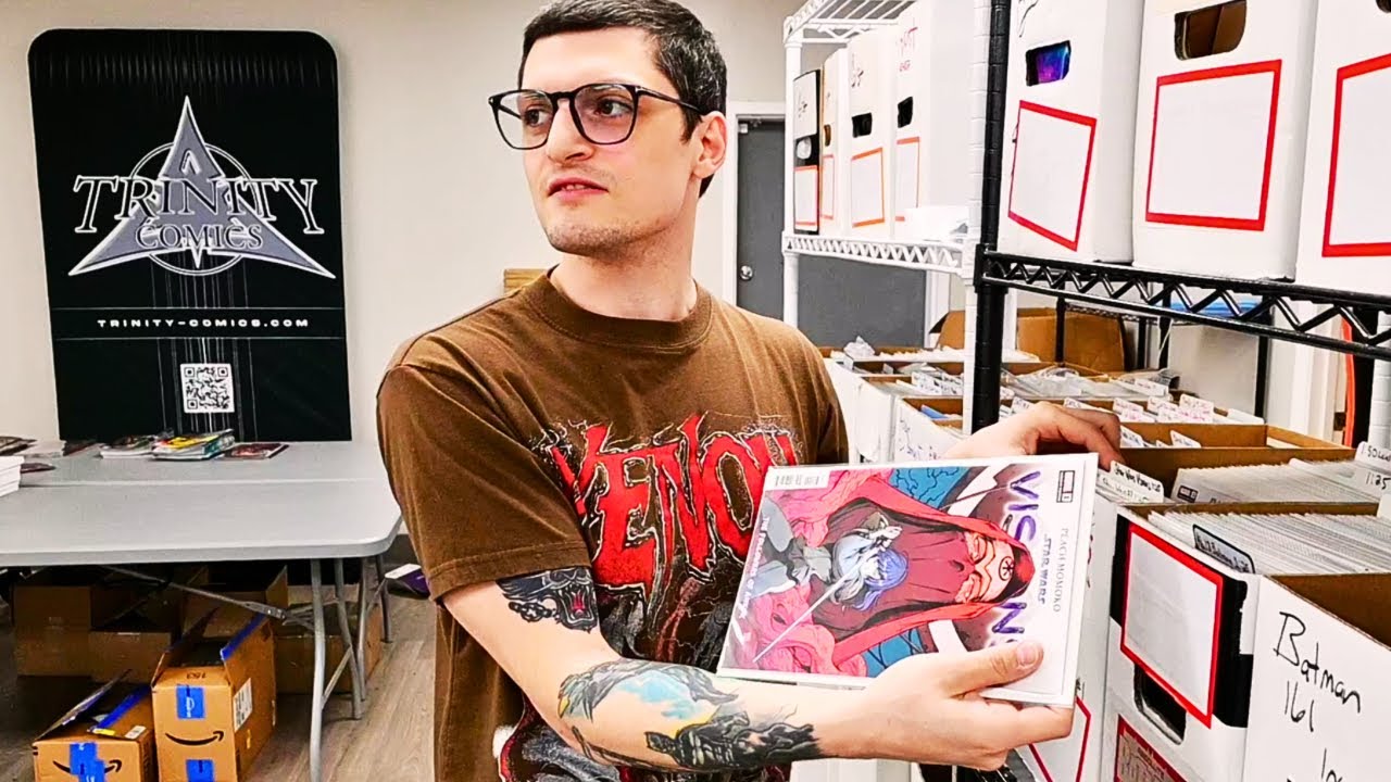 Экскурсия по магазину Trinity Comics Warehouse | Первый взгляд на ведущий эксклюзивный магазин ко...