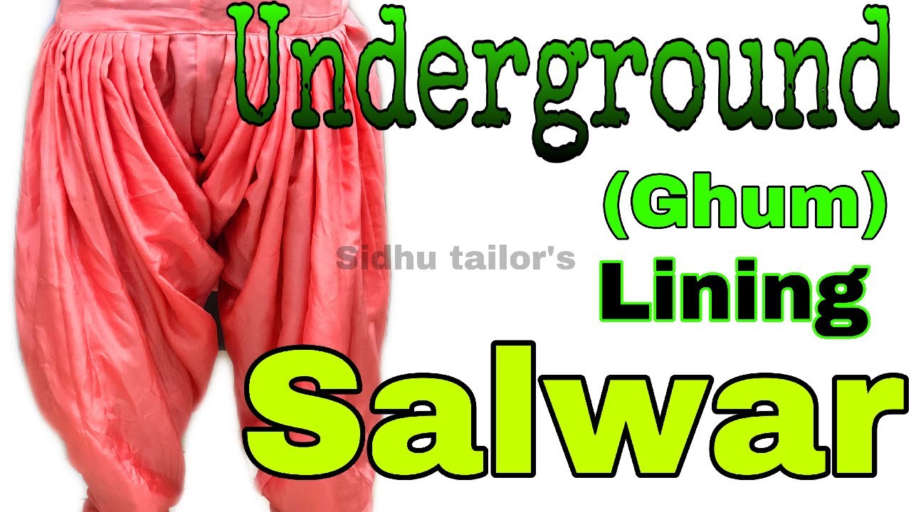 Underground Lining (astar) Salwar | Double Salwar | (Punjabi/Hindi) | #59