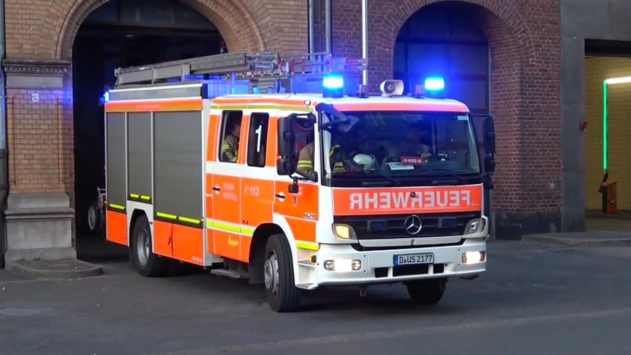 [📟🚨 Paralleleinsatz] HLF 2 + RTW BF Düsseldorf FW 1