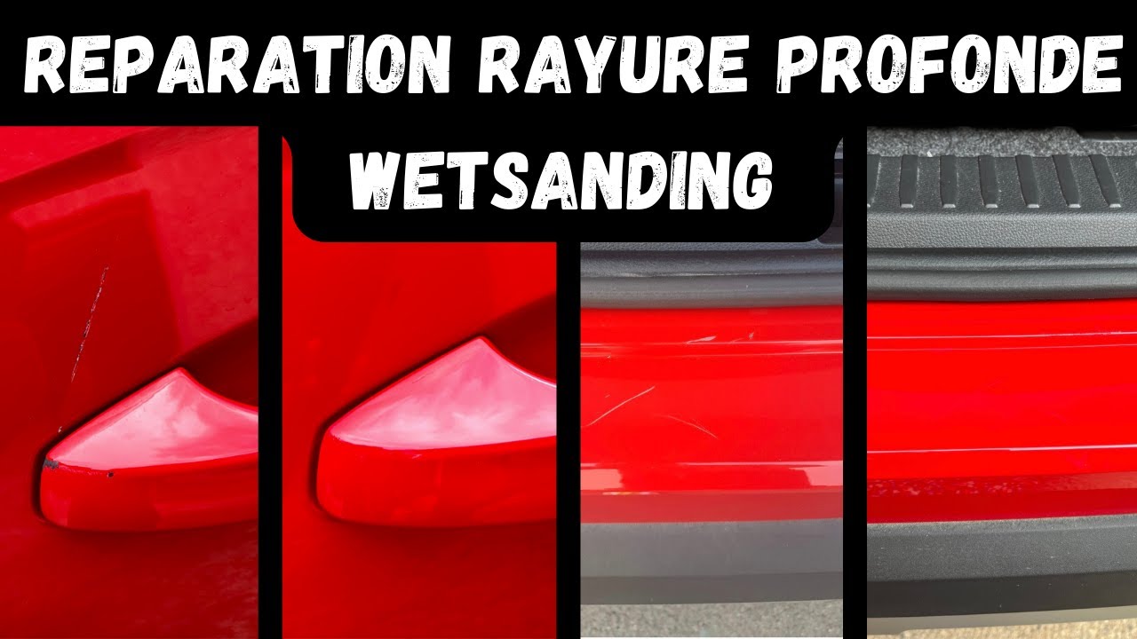 ⚠️ COMMENT REPARER UNE RAYURE PROFONDE = WETSANDING ?
