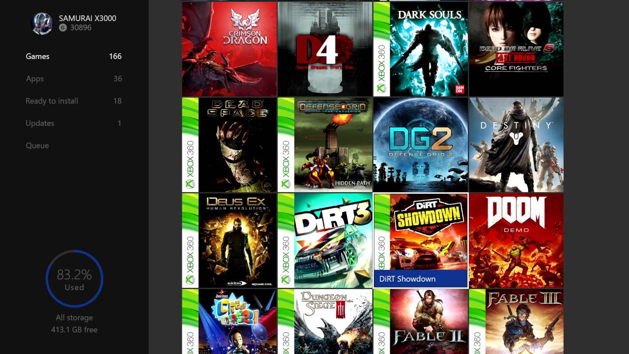 Just rambling about my Xbox One Digital Game Collection