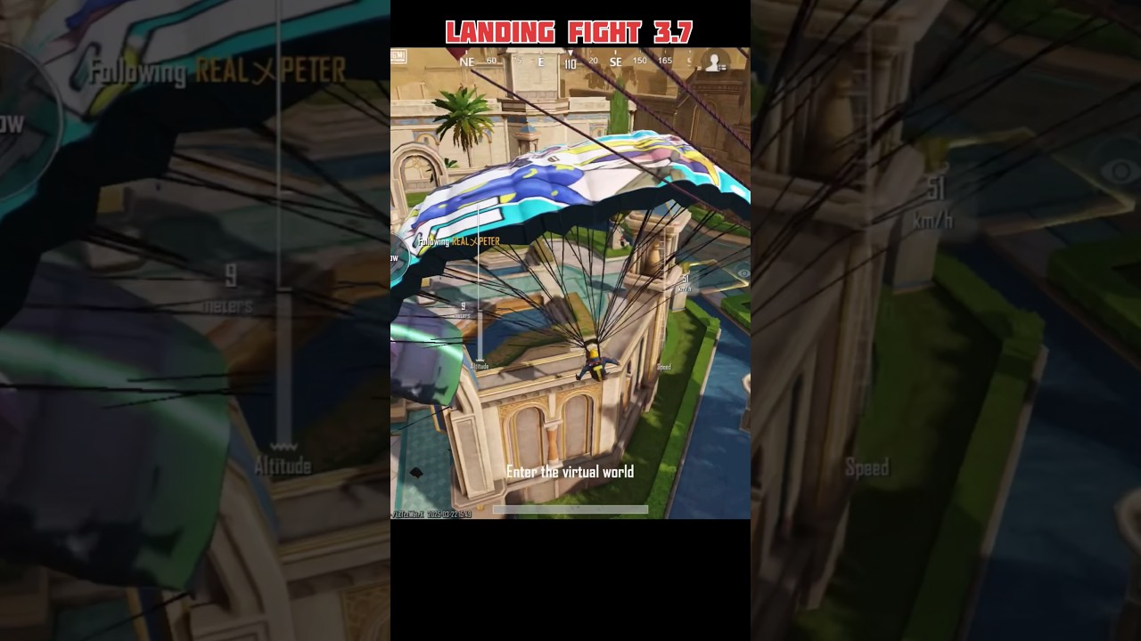 Landing fight 3.7 update👌🏻🤩 #shortsfeed #shorts #bgmishorts #pubgmobile #bgmi