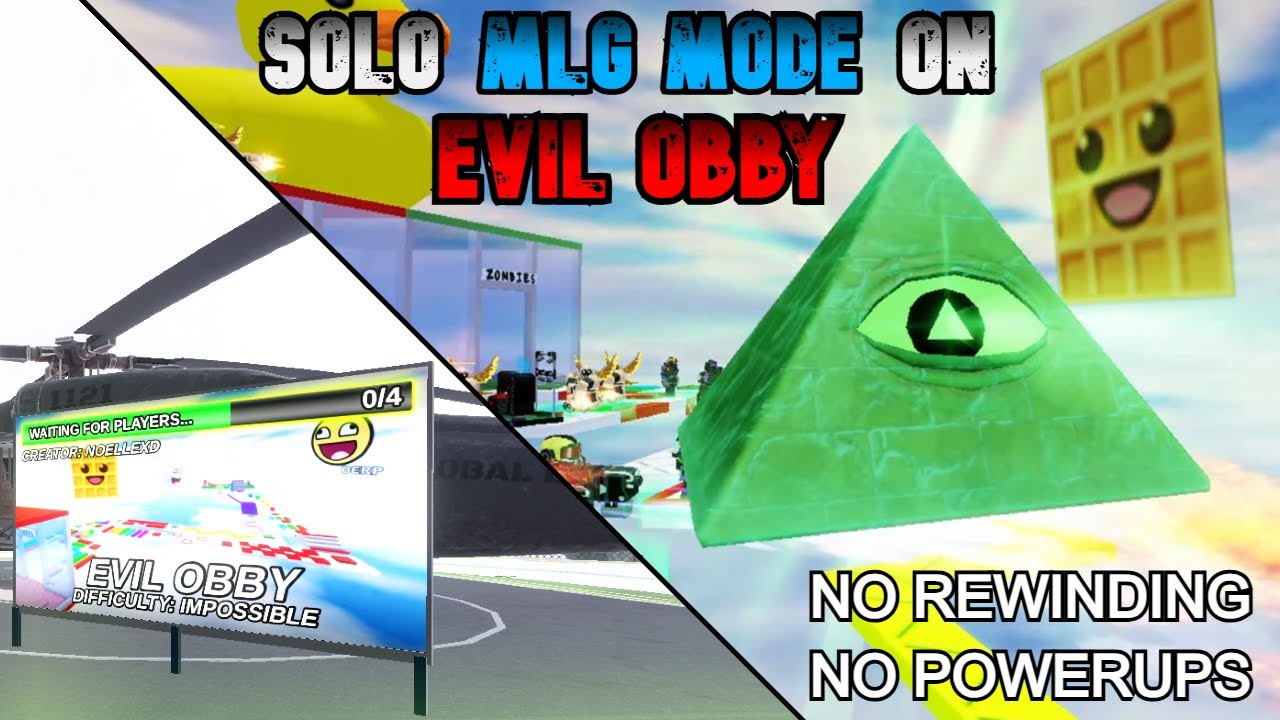 TDX | Solo MLG Mode on Evil Obby Impossible Map