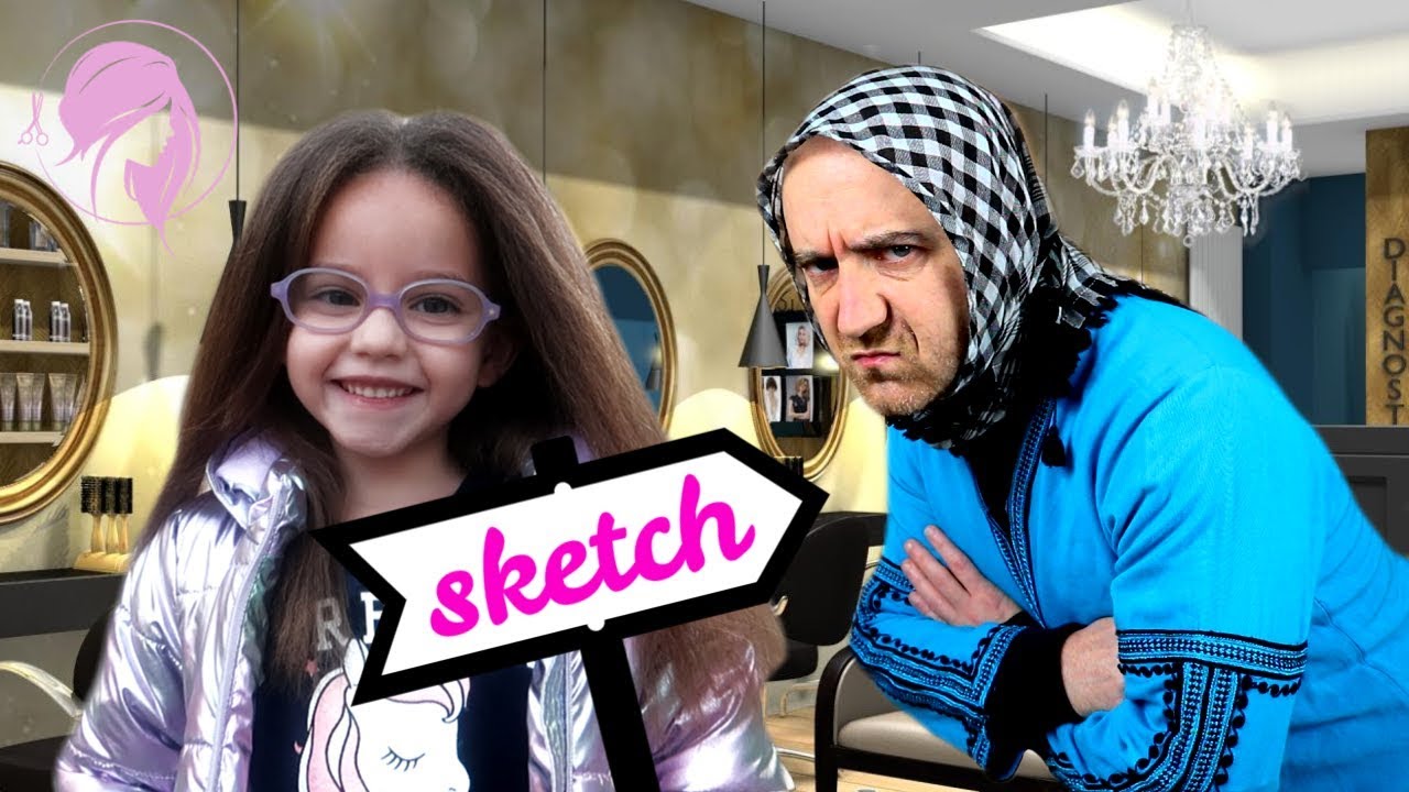 SKETCH - COIFFEUR et JALOUSIE