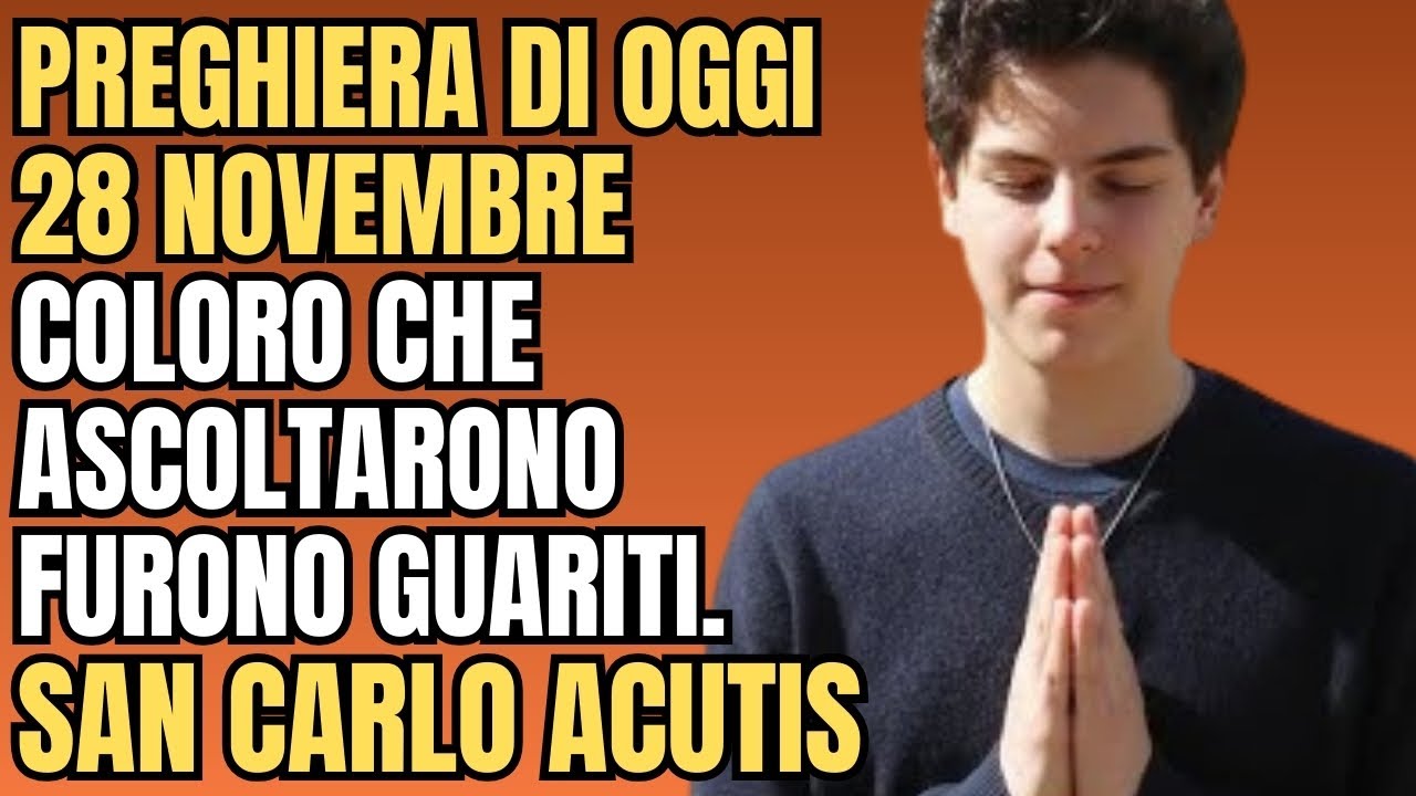 ✨ Prega con me&hellip; recita questa preghiera e ricevi il tuo miracolo oggi stesso &ndash; [CARLO ACUTIS] 🙏💕