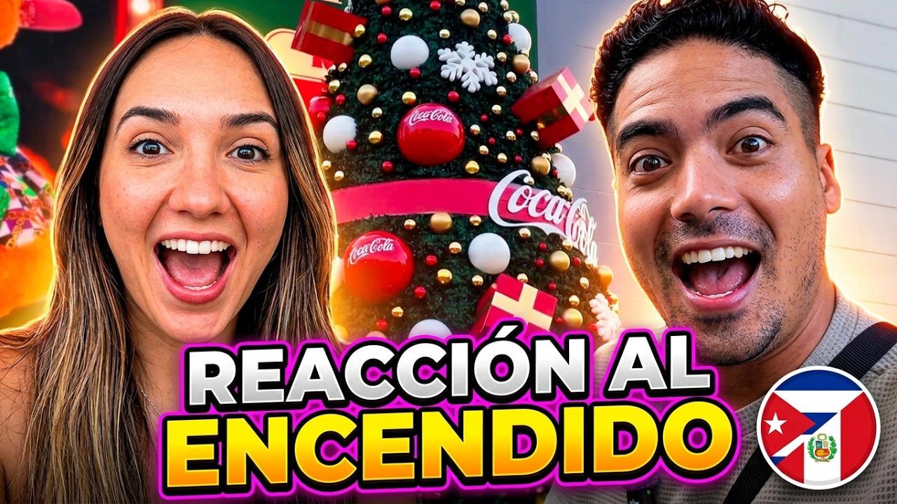 En Cuba NO existe esto… nuestro primer encendido navideño en Lima, Perú.