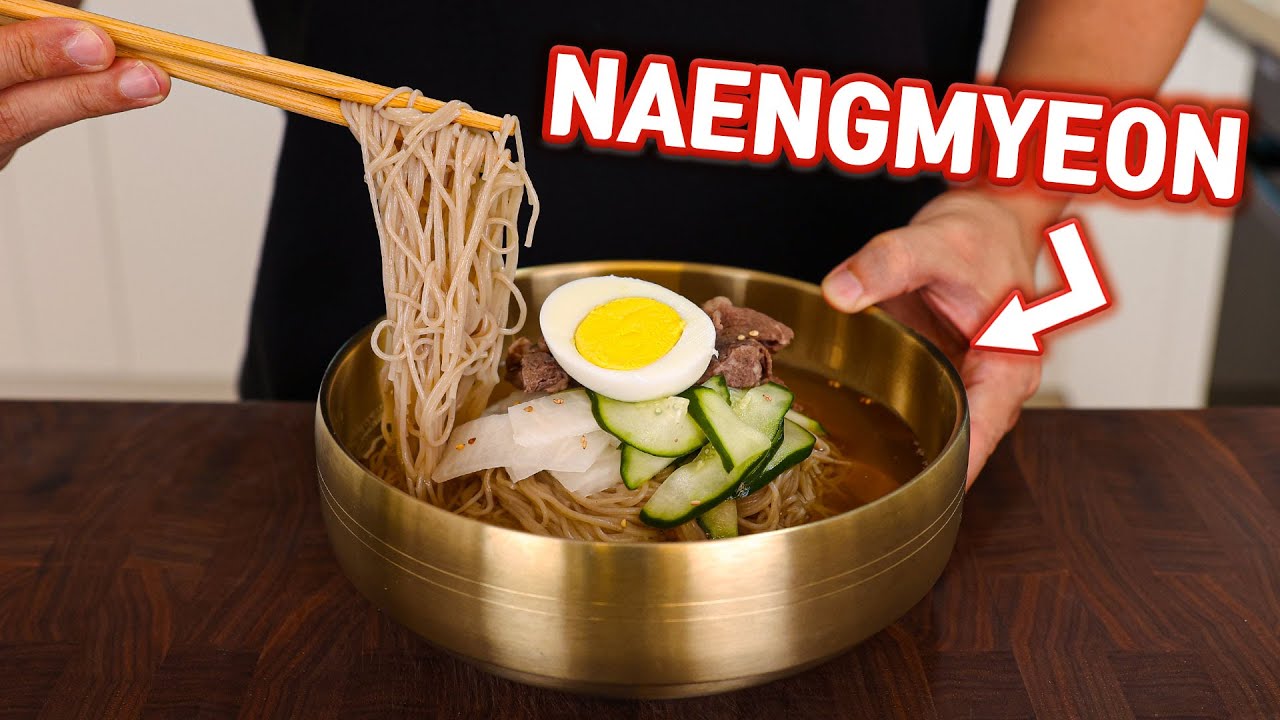 Quick & Easy Korean COLD NOODLE SOUP l MUL NAENGMYEON Recipe