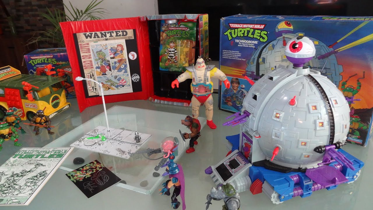 TMNT Vintage collection TMNT Scratch y Technodrome complete. COWABUNGA !